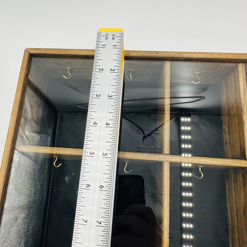 Tannery Lane Trinket Curio Glass Co Wooden Miniature Front Wall Ornament Hanging - Picture 11 of 15